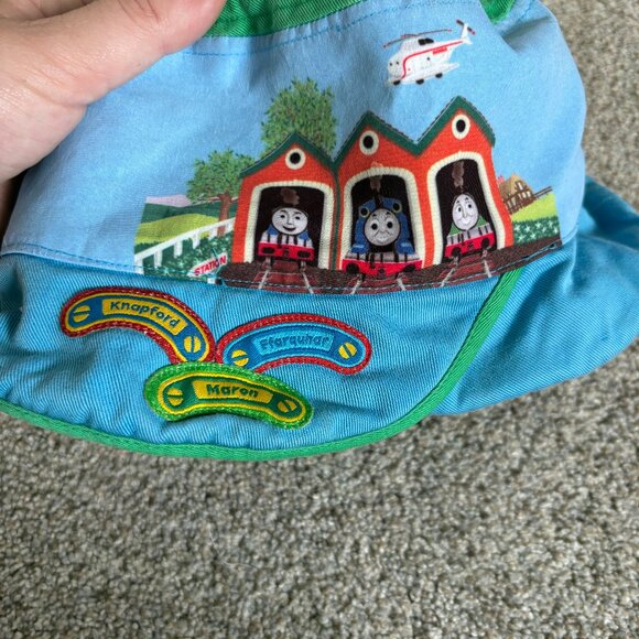 Y2K 2000s Thomas & Friends Blue and Green Kids Hat Toddler - Picture 3 of 14